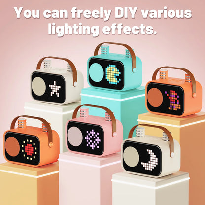 Karaoke Machine for Kids, Kids Karaoke Machine, 15+ Animation Modes, Kids Toy Gift