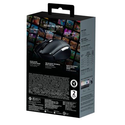 Orochi V2 Roblox Edition Wireless Gaming Mouse for PC, 2.4Ghz, Bluetooth, 6 Buttons, Black